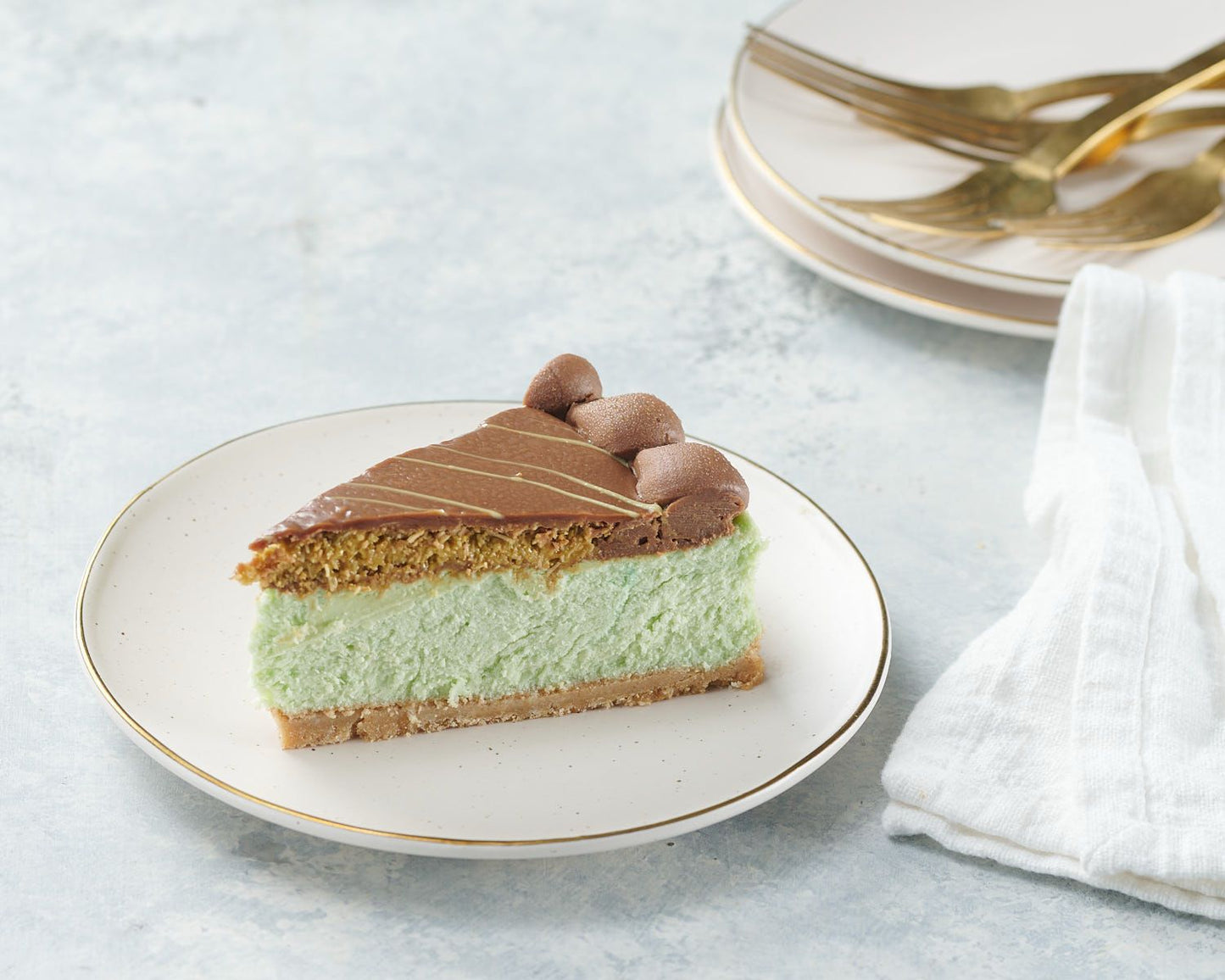 Dubai Chocolate Cheesecake