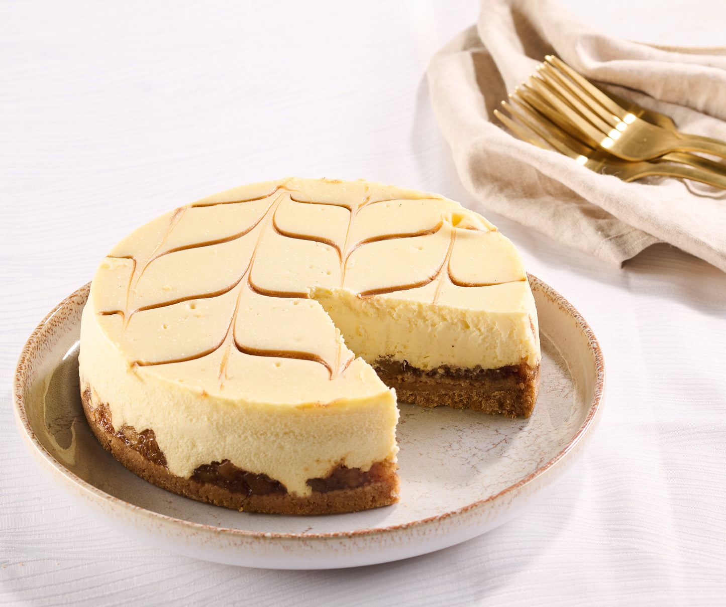 Caramel Apple Cheesecake