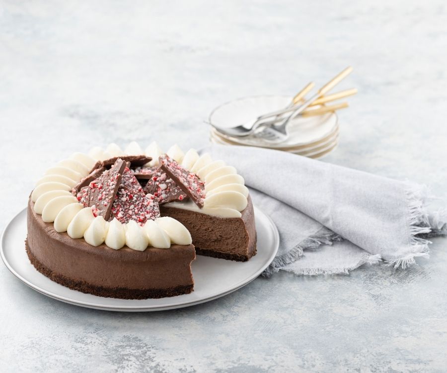 Peppermint Mocha Cheesecake