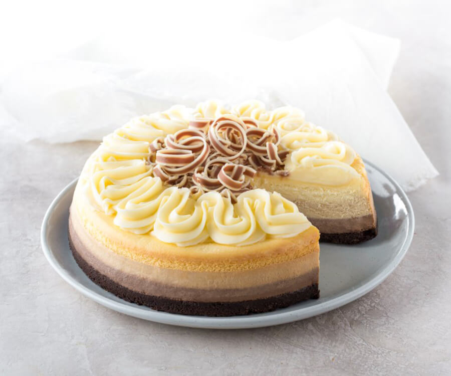 Triple Layer Cheesecake