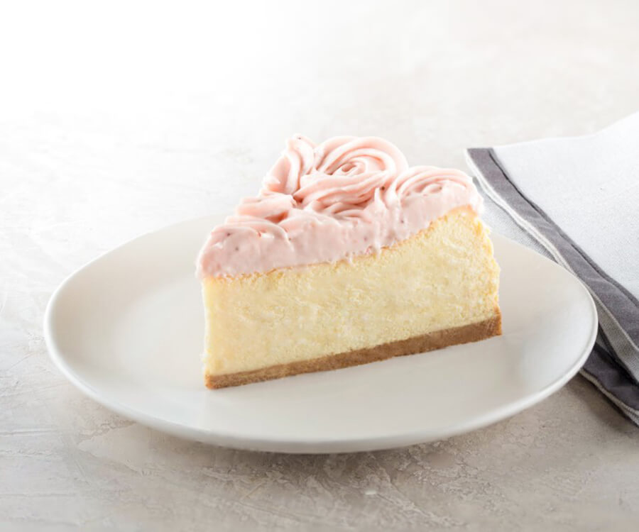 Strawberry Dream Rosette Cheesecake